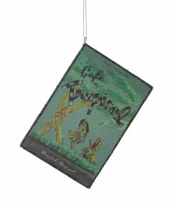 The Little Apple Schitts Creek Cafe Tropical Menu Ornament HOLIDAYS 40% OFF