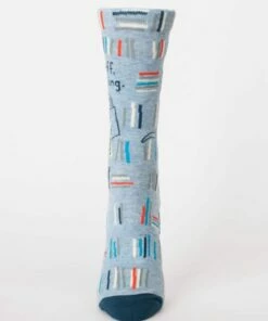 The Little Apple CLOSET Fuck Off I'm Reading Women's Crew Socks