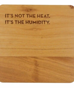 The Little Apple HOMEBODY Laser Engraved Wood Coasters