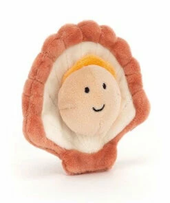 Jellycat Sensational Seafood Scallop Stuffed Toy TOP CHEF