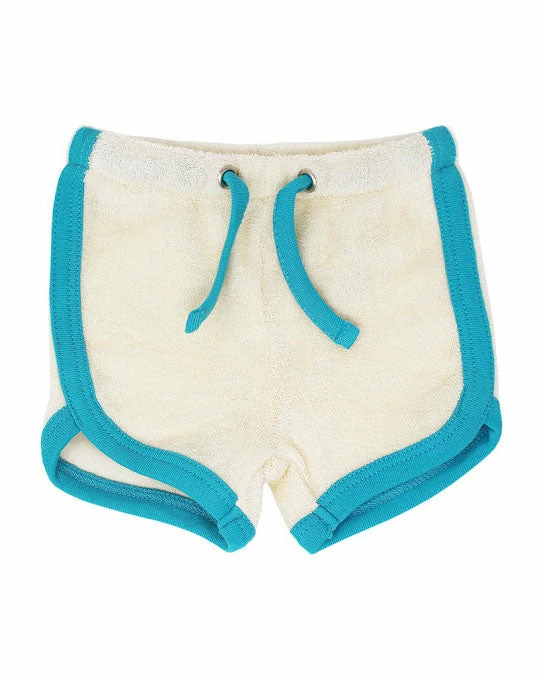 Flash Sale ๐งจ The Little Apple L'ovedbaby Organic Terry Cloth Track Shorts- Teal LITTLE APPLES โญ 1 The Little Apple L'ovedbaby Organic Terry Cloth Track Shorts- Teal LITTLE APPLES