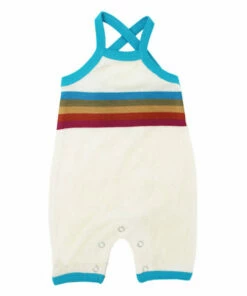 The Little Apple L'ovedbaby Organic Terry Cloth Overall- Teal