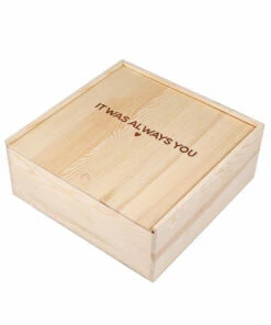 The Little Apple NEWLYWEDS It Was Always You Love Keepsake Wood Box