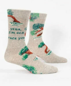 The Little Apple Yeah I'm Old Men's Crew Socks CLOSET
