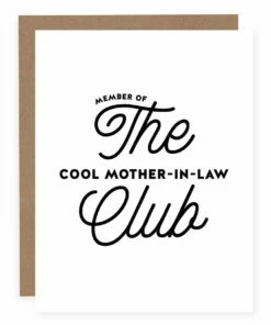 The Little Apple Cool Mother-In-Law Club Mother's Day Greeting Card LOVE NOTES