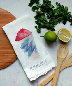 The Little Apple HOMEBODY Philadelphia Water Ice Flour Sac Towel