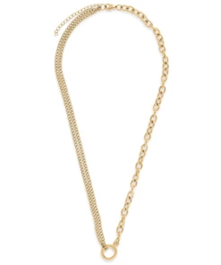 The Little Apple Jasper Multi Chain Gold Necklace JEWEL BOX