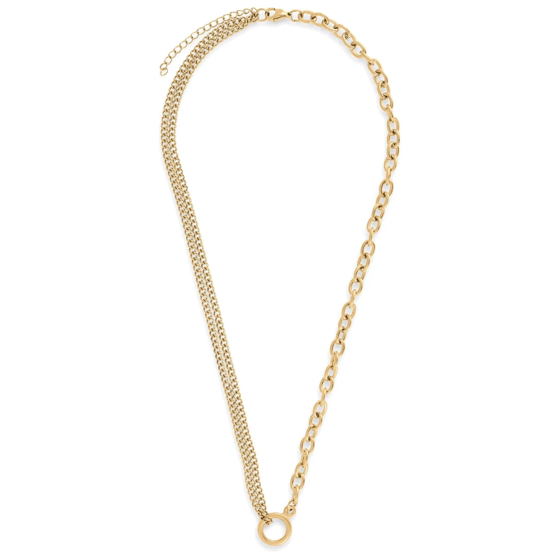 Outlet β¨ The Little Apple Jasper Multi Chain Gold Necklace JEWEL BOX π₯ 1 The Little Apple Jasper Multi Chain Gold Necklace JEWEL BOX