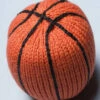 The Little Apple Organic Cotton Basketball Baby Rattle LITTLE APPLES