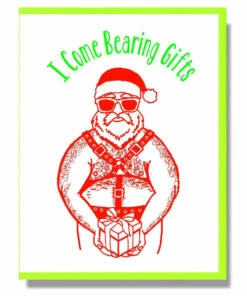 The Little Apple I Come Bearing Gifts Christmas Greeting Card