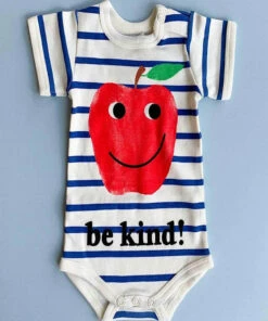 The Little Apple Estella Organic Be Kind Onesie LITTLE APPLES