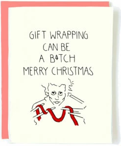The Little Apple Edward Scissorhands Christmas Greeting Card