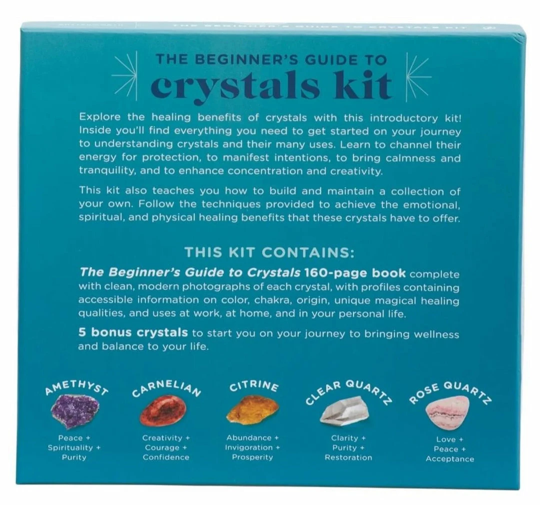 Hot Sale ❤️ The Little Apple The Beginner’s Guide To Crystals Book Kit 👍 2 The Little Apple The Beginner’s Guide To Crystals Book Kit