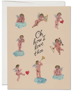 The Little Apple Little Cupids Valentine's Greeting Card LOVE NOTES