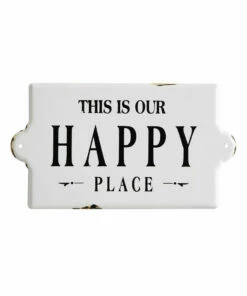 The Little Apple HOMEBODY This Is Our Happy Place Wall Sign