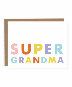 The Little Apple Super Grandma Mother's Day Greeting Card