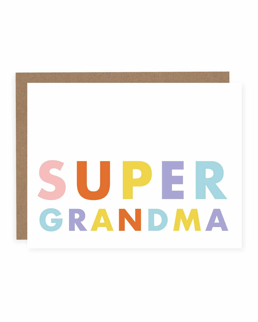 Top 10 🎉 The Little Apple Super Grandma 👩 Mother's Day Greeting Card 😍 1 The Little Apple Super Grandma Mother's Day Greeting Card