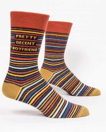 Cheapest ๐ The Little Apple Pretty Decent Boyfriend Men's Crew ๐งฆ Socks CLOSET ๐งจ 1 The Little Apple Pretty Decent Boyfriend Men's Crew Socks CLOSET