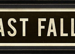 The Little Apple HOMEBODY Hometown Framed City Street Sign