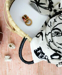 Calhoun & Co. Counting Sun & Moon Mini Tapestry Baby Blanket HOMEBODY