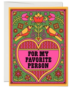 The Little Apple LOVE NOTES Favorite Person Valentine's Greeting Card