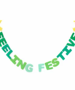 Kailo Chic Feeling Festive Christmas Felt Garland HOLIDAYS 40% OFF