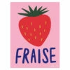 The Little Apple Wolfnoodle Framed Print - Fraise (Strawberry)