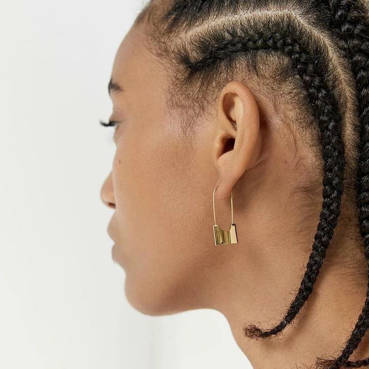 Deals π The Little Apple Londyn Lock Gold Earrings π 2 The Little Apple Londyn Lock Gold Earrings