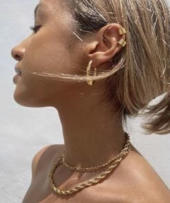 The Little Apple Luka Gold Rope Chain Necklace JEWEL BOX