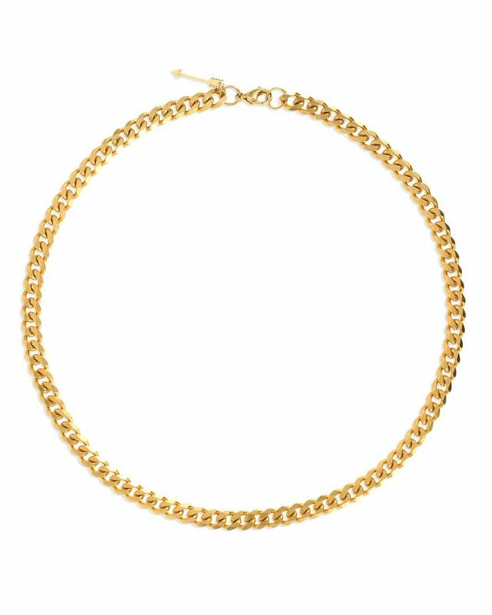 Buy β The Little Apple Liam Gold Cuban Link Chain Necklace π 1 The Little Apple Liam Gold Cuban Link Chain Necklace