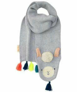The Little Apple LITTLE APPLES Kid’s Knit Llama Scarf