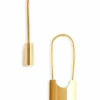 The Little Apple Londyn Lock Gold Earrings