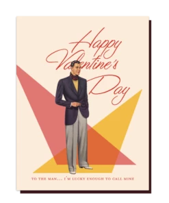 The Little Apple To The Man I'm Lucky Enough To Call Mine Valentine's Day Greeting Card