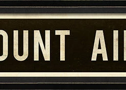 The Little Apple HOMEBODY Hometown Framed City Street Sign