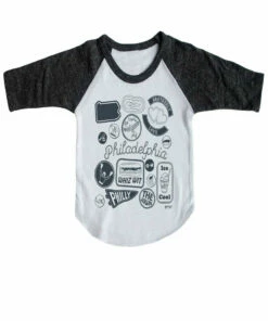 Maptote Philadelphia Pins & Patches Kid's T-Shirt CLOSET