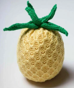 The Little Apple Organic Cotton Pineapple Baby Rattle LITTLE APPLES