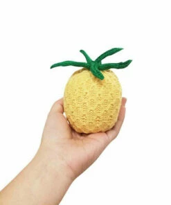 The Little Apple Organic Cotton Pineapple Baby Rattle LITTLE APPLES