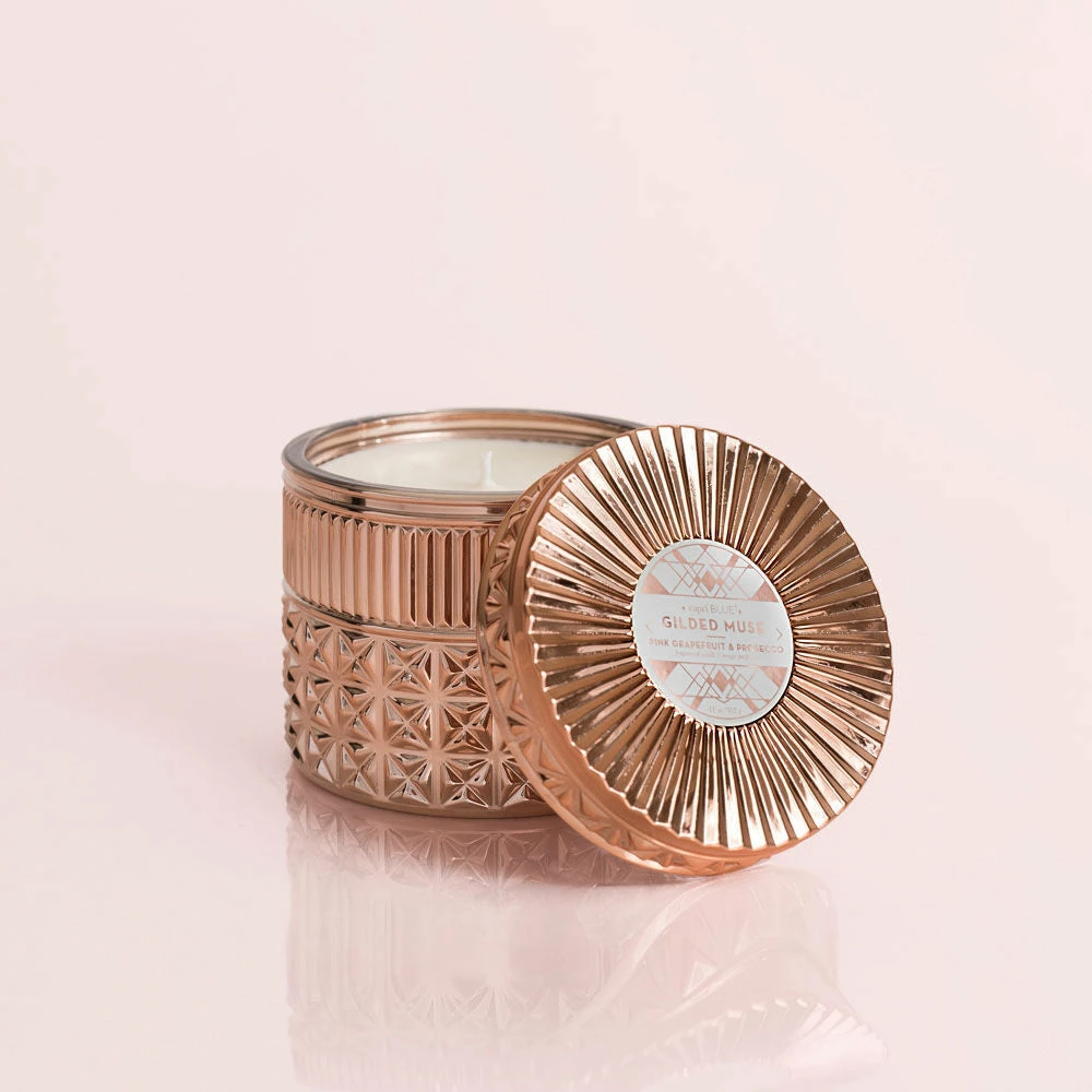 Outlet ๐ Capri Blue Capri Pink Grapefruit & Prosecco Gilded Muse Candle CANDLE OBSESSION ๐งจ 2 Capri Blue Capri Pink Grapefruit & Prosecco Gilded Muse Candle CANDLE OBSESSION