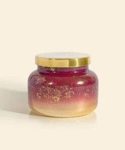HOLIDAYS 40% OFF Capri Blue 19oz Tinsel & Spice Glimmer Ombré Candle