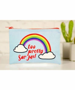 The Little Apple Too Pretty For Jail Zip Pouch CLOSET