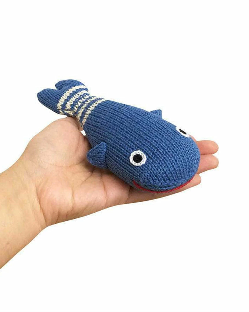 Coupon 🎉 The Little Apple Organic Cotton Whale Baby Rattle 🥰 2 The Little Apple Organic Cotton Whale Baby Rattle