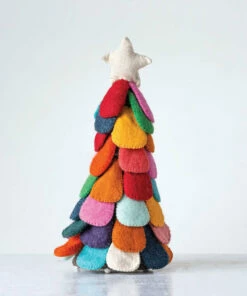 The Little Apple HOLIDAYS 40% OFF Wool Felt Multi Color Christmas Tree