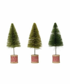 The Little Apple HOLIDAYS 40% OFF Bottle Brush Tree On Bakers Twine Spool