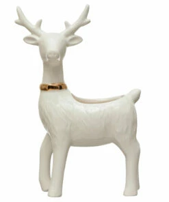 The Little Apple Stoneware Reindeer Planter